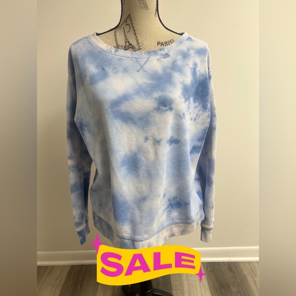 Splendid Tops - Blue Tie Dye Thermal!